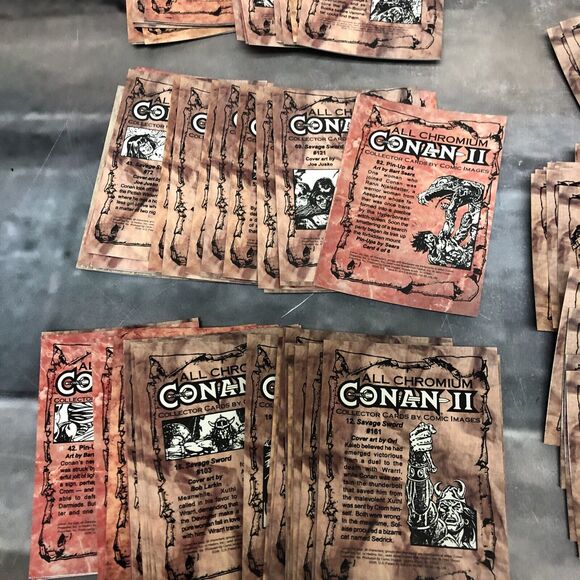 1994 Comic Images Conan All Chromium Series II 2 132 Cards Barbarian War - Picture 9 of 12